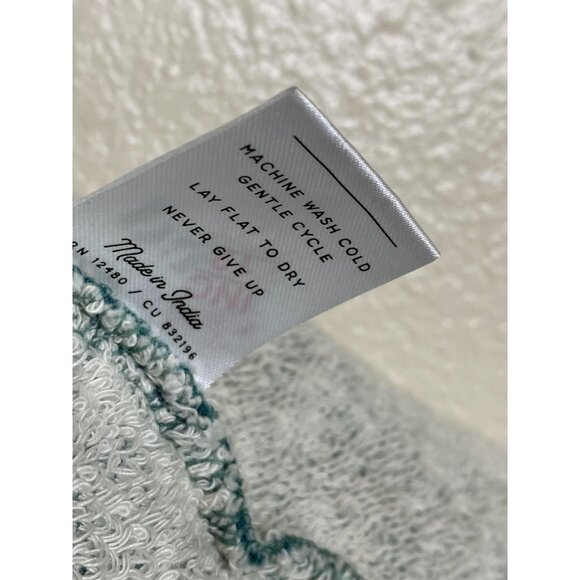 Pact Organic Cotton Women Open Front Cardigan Size Small Green Terry Sustainable - Picture 9 of 16